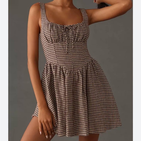 Reformation Daria Linen Mini Dress - Picture 3 of 14